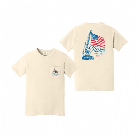 Comfort Colors Heavyweight Ring Spun Pocket Tee - Ivory