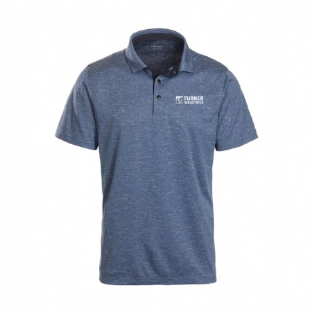 Walker Melange Snap-Button Polo #2