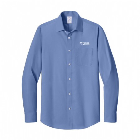 Brooks Brothers Wrinkle-Free Stretch Pinpoint Spread Collar Shirt #2