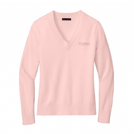 Brooks Brothers Womens Cotton Stretch V-Neck Sweater #3