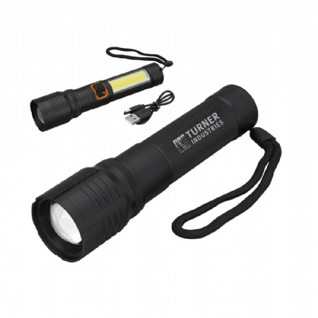 Rechargeable 10W P50/COB Flashlight