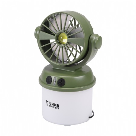 Rechargeable 3W COB Lantern with Fan