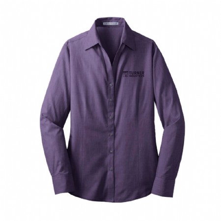 Port Authority Ladies Crosshatch Easy Care Shirt #2
