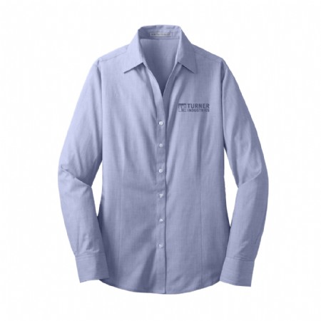 Port Authority Ladies Crosshatch Easy Care Shirt #4