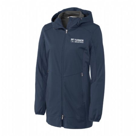 Port Authority Ladies Active Hooded Soft Shell Jacket #3