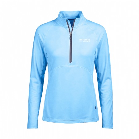 Cutter & Buck Adapt Recycled Soft Knit Stretch Womens Half Zip Pullover