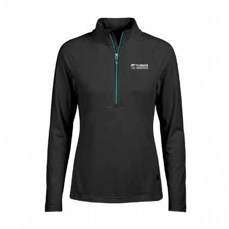 Cutter & Buck Adapt Recycled Soft Knit Stretch Womens Half Zip Pullover #2