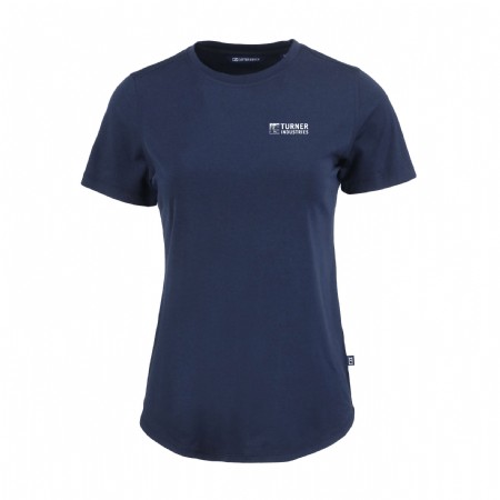 Cutter & Buck Coastline Recycled Double Peached Womens Short Sleeve Tee