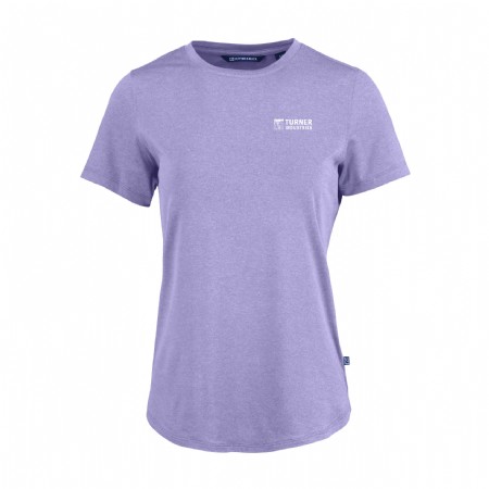 Cutter & Buck Coastline Recycled Double Peached Womens Short Sleeve Tee #3