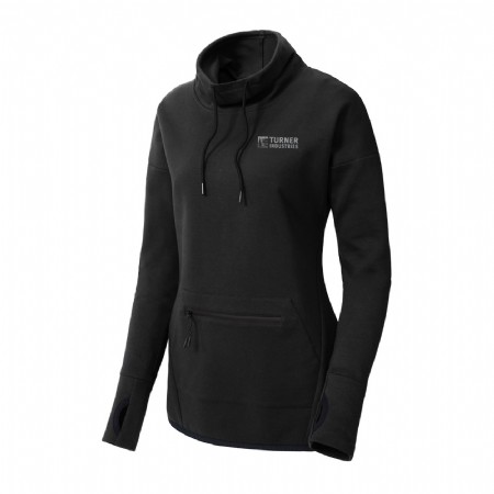 Sport-Tek  Ladies Triumph Cowl Neck Pullover #2