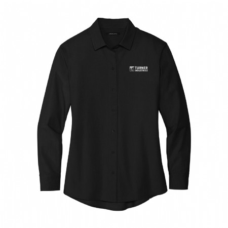 Mercer+Mettle Women�s Long Sleeve Stretch Woven Shirt #2