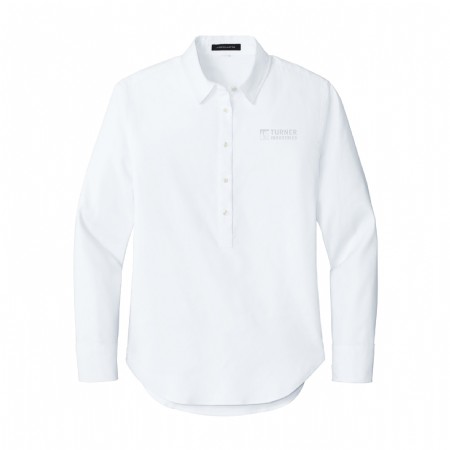 Mercer+Mettle Women�s Long Sleeve Modern Oxford Shirt #2