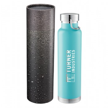 Thor Copper Vac Bottle 22oz With Cylindrical Box