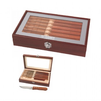 Niagara Cutlery Rosewood 6-Piece Steak Knife Set