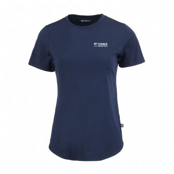 Cutter & Buck Coastline Recycled Double Peached Womens Short Sleeve Tee