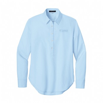 Mercer+Mettle Women�s Long Sleeve Modern Oxford Shirt